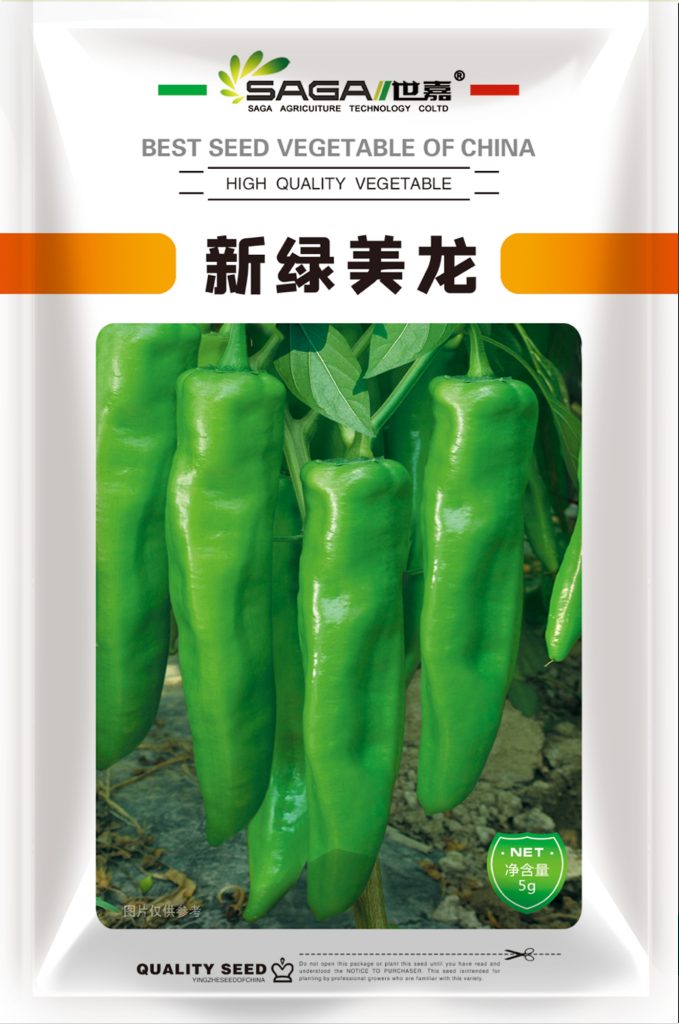 新绿美龙牛角椒种子包装